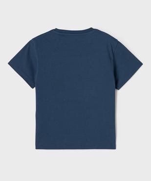 Tee-shirt manches courtes avec motif en sequins garçon vue3 - GEMO (ENFANT) - GEMO