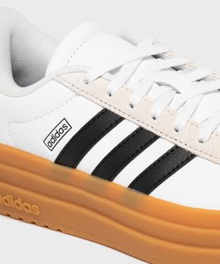Baskets en cuir VL Court bold avec semelle plateforme femme - Adidas vue6 - ADIDAS - GEMO