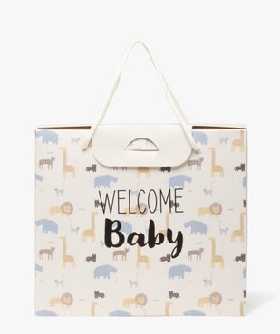 Boite cadeau avec motifs animaux bébé vue1 - GEMO (ACCESS) - GEMO