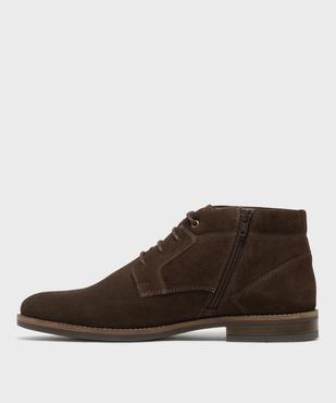 Boots en cuir homme - Taneo vue3 - TANEO GEMO FOR GOOD - GEMO