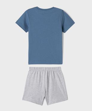 Pyjashort bicolore à motif surf garçon vue3 - GEMO 4G GARCON - GEMO