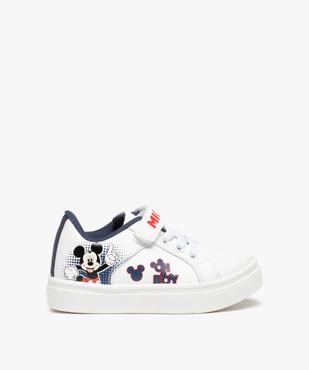 Baskets bébé garçon à lacets et scratch – Mickey vue2 - MICKEY - GEMO