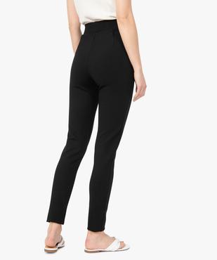 Leggings femme en maille épaisse avec surpiqûre fantaisie vue3 - GEMO(FEMME PAP) - GEMO