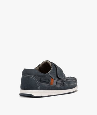 Chaussures bateau homme confort dessus en cuir uni et à scratch vue11 - G'FLEX GEMO FOR GOOD - GEMO