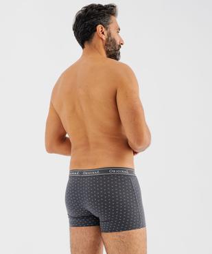 Boxers en coton extensible homme (lot de 2) vue2 - GEMO 4G HOMME - GEMO