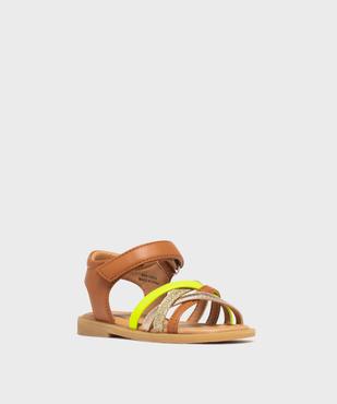 Sandales multibrides à scratch bébé fille vue2 - LOVELY WINGS - GEMO
