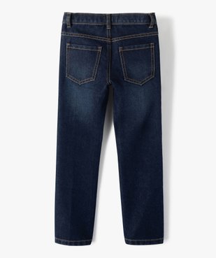 Jean garçon coupe Regular avec genoux renforcés vue4 - GEMO (ENFANT) - GEMO