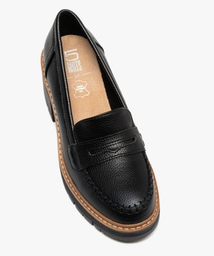 Mocassins femme avec épaisse semelle crantée - 5 Miles vue6 - 5 MILES - GEMO