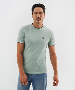 Tee-shirt col rond uni homme - Kensington vue3 - KENSINGTON - GEMO