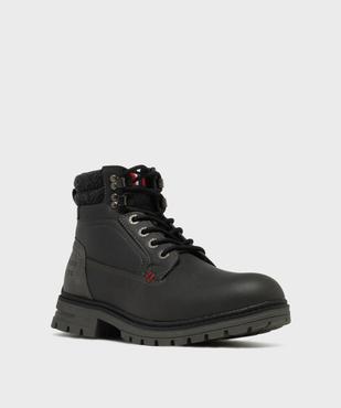 Boots à semelle crantée et doublure chaude double fermeture homme - Urban Step vue2 - URBAN STEPS GEMO FOR GOOD - GEMO