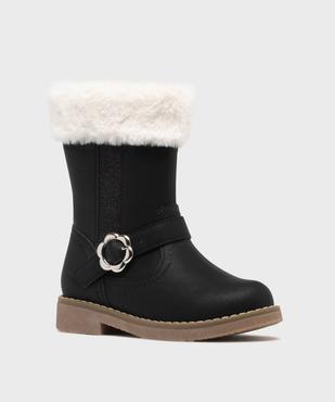 Bottines avec fourrure imitation et paillettes fille - Lovely Wings vue2 - LOVELY WINGS - GEMO