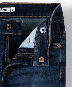 Jean garçon coupe Slim contenant du polyester recyclé vue2 - GEMO 4G GARCON - GEMO