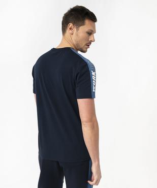 Tee-shirt manches courtes contrastantes homme vue2 - GEMO (HOMME) - GEMO