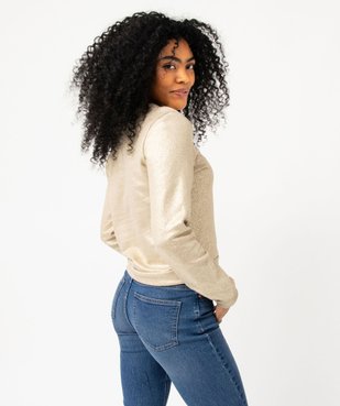 Sweat pailleté femme vue3 - GEMO(FEMME PAP) - GEMO
