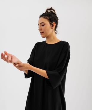 Robe en maille texturée femme vue2 - GEMO 4G FEMME - GEMO