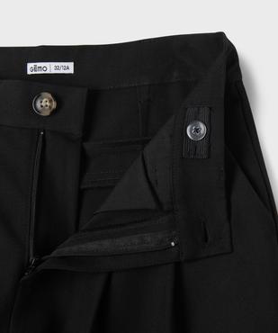 Pantalon large à pinces fille vue5 - GEMO (JUNIOR) - GEMO