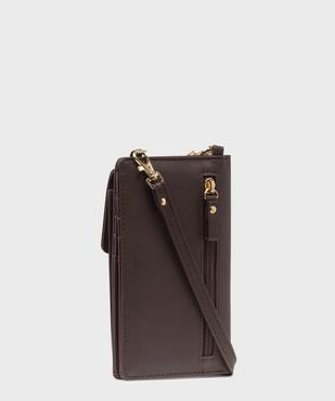 Pochette smartphone et portefeuille 2-en-1 femme vue2 - GEMO (ACCESS) - GEMO