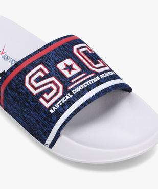 Mules de piscine garçon avec bandeau imprimé sports vue6 - GEMO (ENFANT) - GEMO