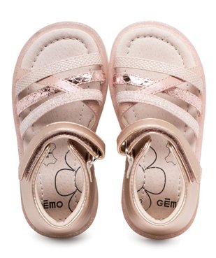 Sandales bébé file à brides fantaisie et talon fermé  vue2 - GEMO(BEBE DEBT) - GEMO