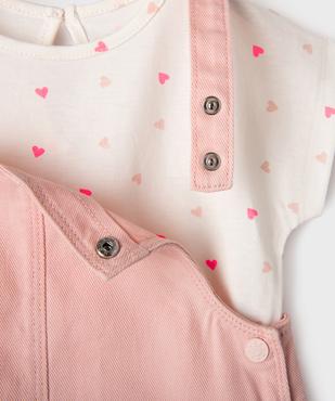 Ensemble 2 pièces robe + tee-shirt bébé fille vue8 - GEMO(BEBE DEBT) - GEMO