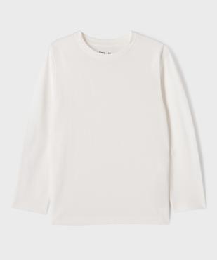 Tee-shirt manches longues uni garçon vue1 - GEMO 4G GARCON - GEMO