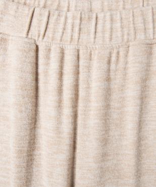 Pantalon large en maille douce et souple fille vue2 - GEMO (JUNIOR) - GEMO