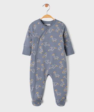 Ensemble 3 pièces bavoir, body et pyjama bébé vue2 - GEMO(BB COUCHE) - GEMO