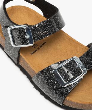 Sandales fille à brides à boucle et semelle liège vue6 - GEMO (ENFANT) - GEMO