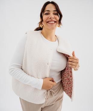 Gilet sans manches réversible femme grande taille vue2 - GEMO 4G GT - GEMO