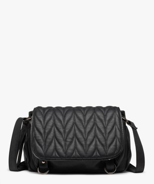 Sac besace à matelassage fantaisie femme vue1 - GEMO (ACCESS) - GEMO