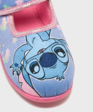Chaussons babies à scratch en velours imprimé fille - Stitch vue6 - LILO & STITCH - GEMO