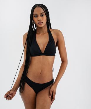 Haut de maillot de bain triangle avec mousses amovibles femme vue3 - GEMO (PLAGE) - GEMO