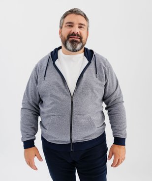 Sweat zippé à capuche homme vue10 - GEMO 4G HOMME - GEMO