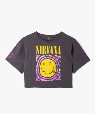 Tee-shirt court à manches courtes fille - Nirvana vue1 - NIRVANA - GEMO