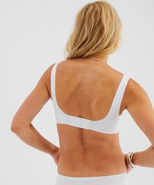 Soutien-gorge triangle en microfibre avec mousses amovibles femme vue2 - GEMO(HOMWR FEM) - GEMO