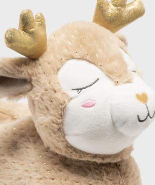 Chaussons en volume pailletés à tête de renne femme vue6 - GEMO(HOMWR FEM) - GEMO