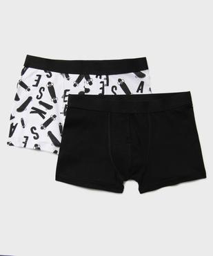 Boxer en coton stretch garçon (lot de 2) vue1 - GEMO 4G GARCON - GEMO