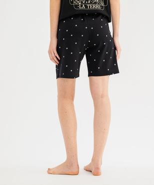 Short de pyjama à motifs étoiles mixte vue3 - GEMO 4G FEMME - GEMO