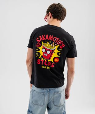 Tee-shirt manches courtes avec motif poitrine et dos homme - Sakamoto Days vue3 - SAKAMOTO DAYS - GEMO