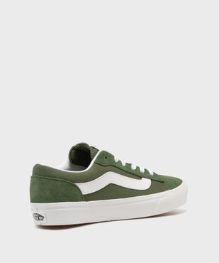 Baskets basses en cuir et textile garçon - Vans vue4 - VANS - GEMO