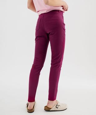Pantalon coupe Slim taille normale femme vue3 - GEMO 4G FEMME - GEMO