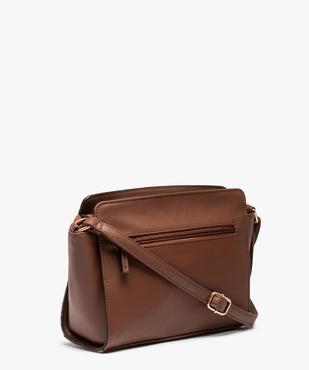 Sac femme à bandoulière bimatière esprit haute couture vue2 - GEMO (ACCESS) - GEMO