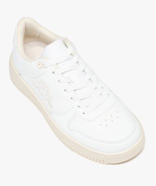 Baskets femme unies style rétro à lacets - Kappa vue5 - KAPPA - GEMO