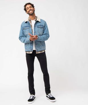 Jean homme coupe Skinny délavé  vue1 - GEMO 4G HOMME - GEMO