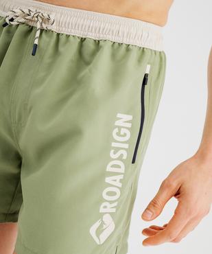 Short de bain bicolore homme - Roadsign vue2 - ROADSIGN GEMO FOR GOOD D - GEMO