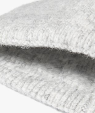 Bonnet à torsades modernes et revers femme vue2 - GEMO (ACCESS) - GEMO