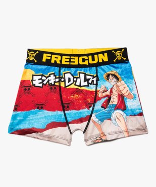 Boxer fluide avec motif One Piece garçon - Freegun vue1 - FREEGUN - GEMO