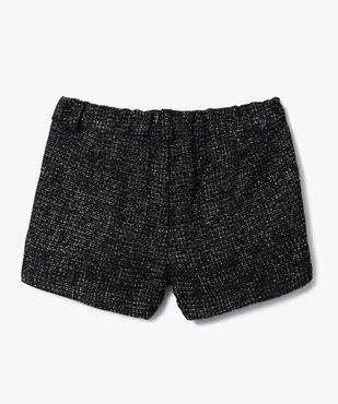 Short pailleté façon tweed vue2 - GEMO(BEBE DEBT) - GEMO
