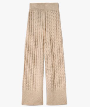 Pantalon large en lainage femme vue4 - GEMO(FEMME PAP) - GEMO