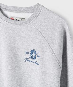 Sweat imprimé devant et dos à manches raglan fille - Camps United vue2 - CAMPS GEMO FOR GOOD - GEMO